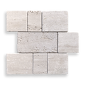 CALELLA TRAVERTINE CLASSIC RECTANGLE AND SQUARE MOSAIC TILE