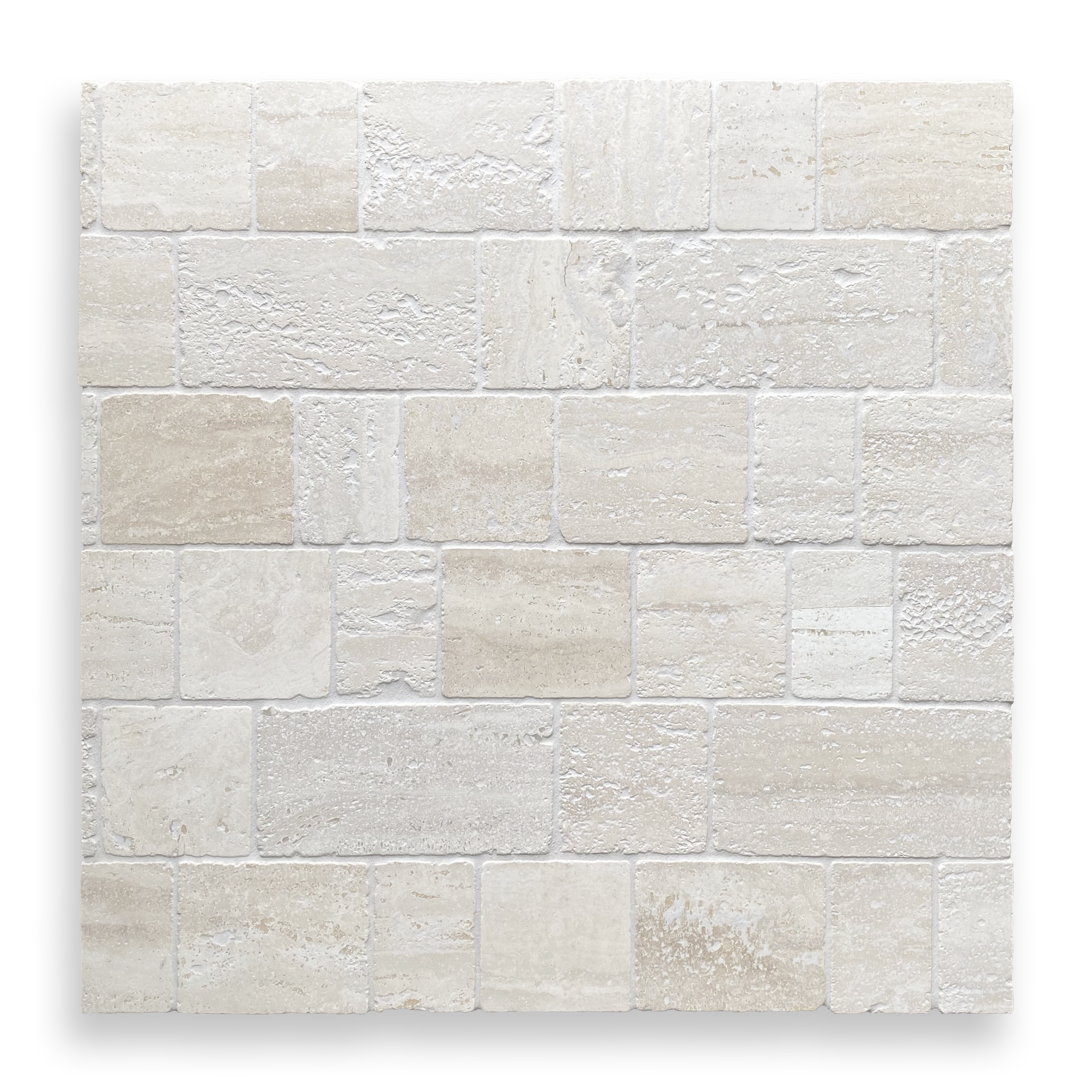 CALELLA TRAVERTINE CLASSIC RECTANGLE AND SQUARE MOSAIC TILE