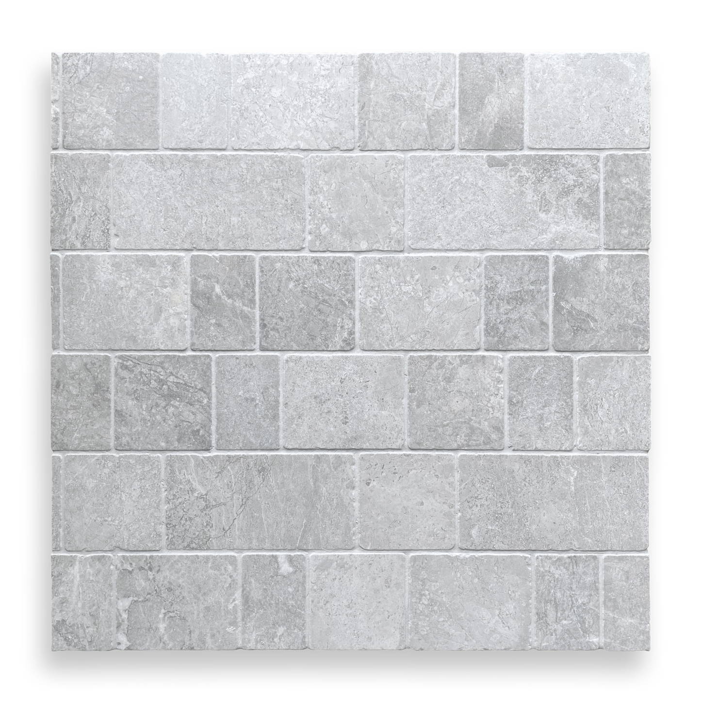 CALELLA TUNDRA GREY RECTANGLE AND SQUARE MOSAIC TILE