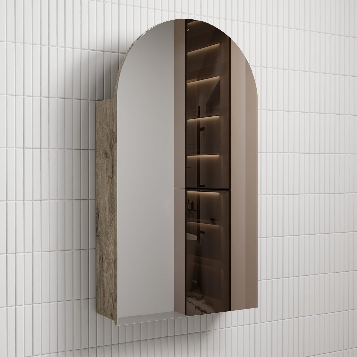 Canterbury Shaving Cabinet - Matte White