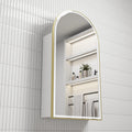 Canterbury LED Shaving Cabinet Matte White
