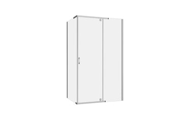 Cascade 900/1000/1200 Semi-Frameless Pivot Shower Screen — Shower Screens & Enclosures, Shower Screen Hardware