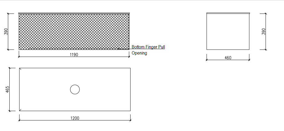 Relievo 1200mm Wall Hung Vanity