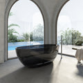 Wow Translucency Resin Stone Bath - Morion Black