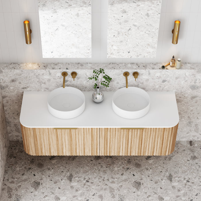 V-Groove 1500mm Wall Hung Vanity