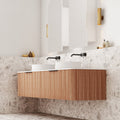 V-Groove 1800mm Wall Hung Vanity
