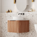 V-Groove 600mm Wall Hung Vanity
