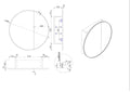 Cassa Design Auris Round Shaving Cabinet