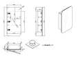 Rec 450mm Shaving Cabinet Matte Black