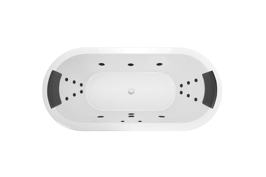 Caval 1800 Santai 12-Jet Spa Bath