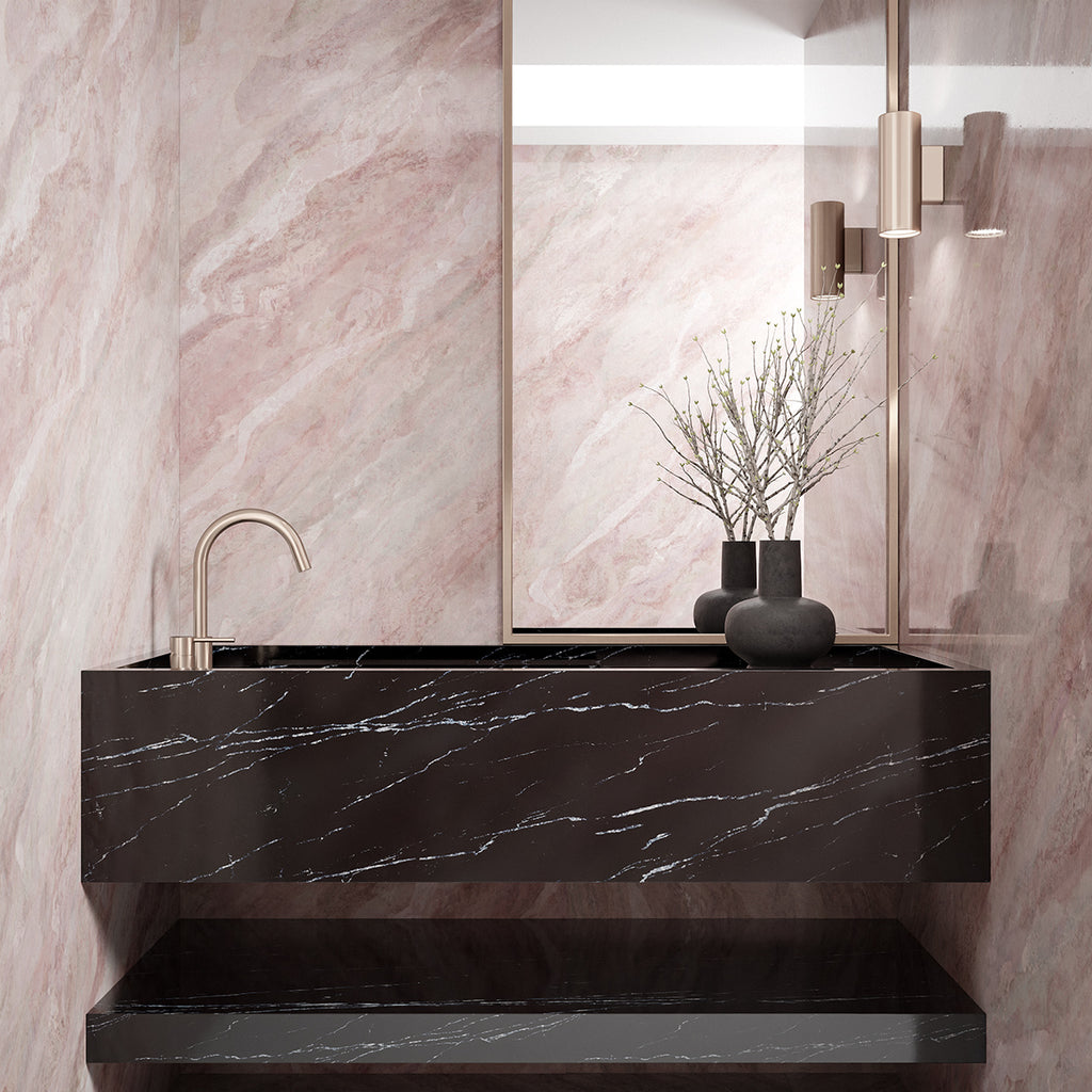 ROUND HOB MOUNTED SWIVEL SPOUT