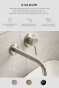 Meir Shower Door Round Handle - Glass Hardware — PVD Brushed Nickel, Brushed Nickel, Shower Screen Hardware
