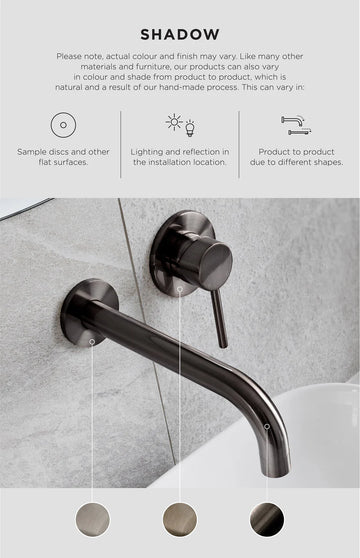 Square Floor Grate Shower Drain 50MM Outlet — Shadow Gunmetal, Gunmetal, Floor Wastes & Drains