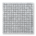 Cortona Cinder Grey Natural Stone Artisan Cut Small Square Mosaic Tile — Grey, Square