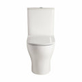 Cygnet Square Hygiene Rimless Close Coupled Back To Wall Bottom Inlet Toilet Suite