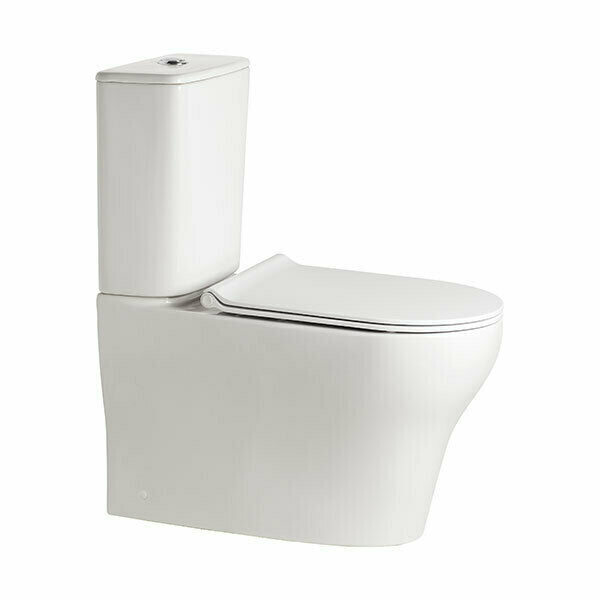 Cygnet Hygiene Rim Square CCBTW - Back Inlet with SpaLet E-Bidet Seat