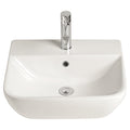 Cygnet 500 Semi Recessed Basin - 1 Taphole - Overflow