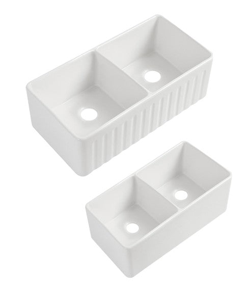 Roccia Fine Fireclay Farmhouse Buttler Sink 835mm LK-D-RFFC835
