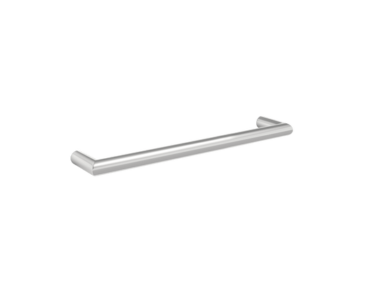 DSR4 Round Single Bar Polished Heated Towel Rail
