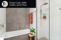 DSR6 Round Single Bar Polished Heated Towel Rail