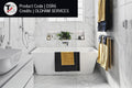 DSR6 Round Single Bar Polished Heated Towel Rail