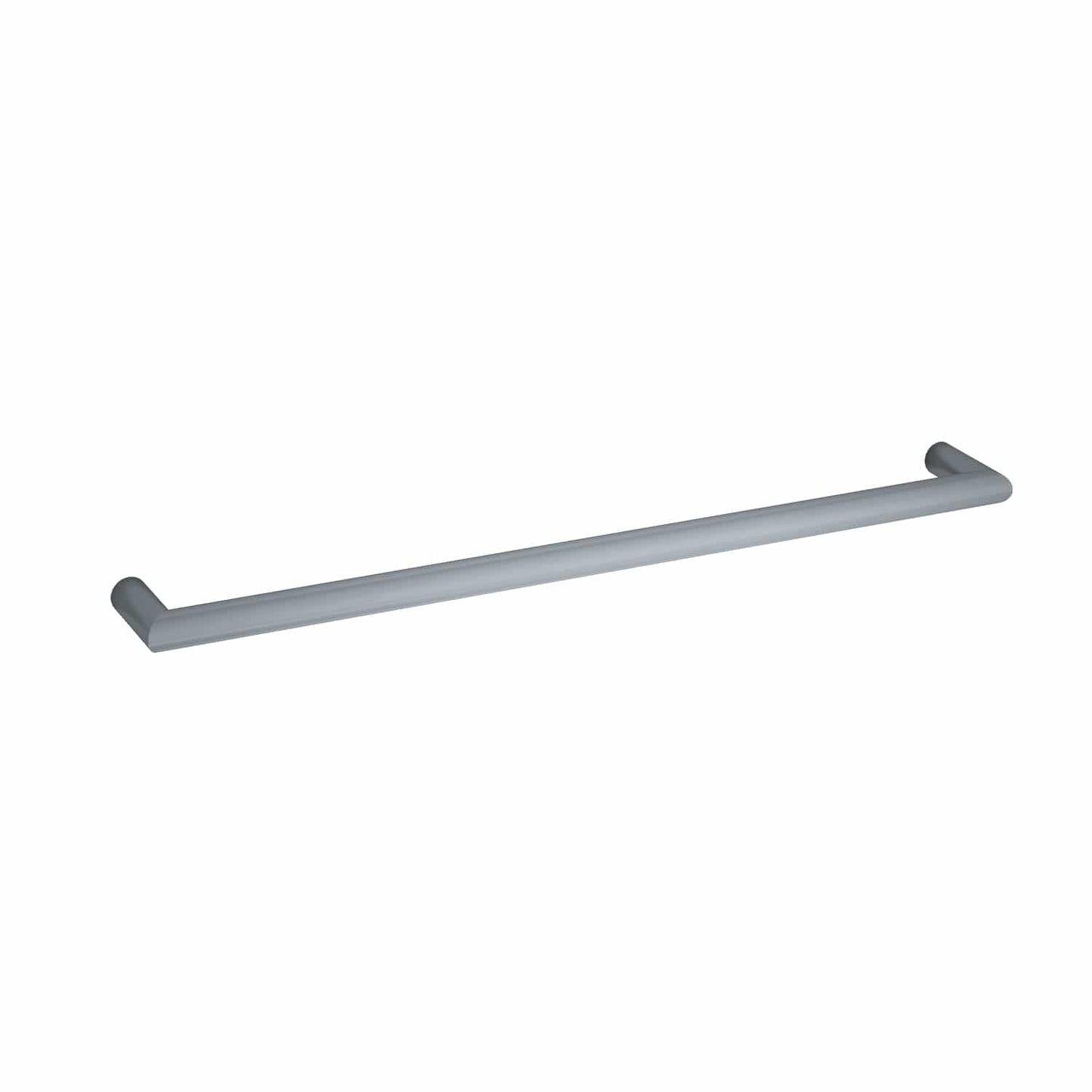 DSR8GM Gun Metal Round Single Bar Heated Towel Rail