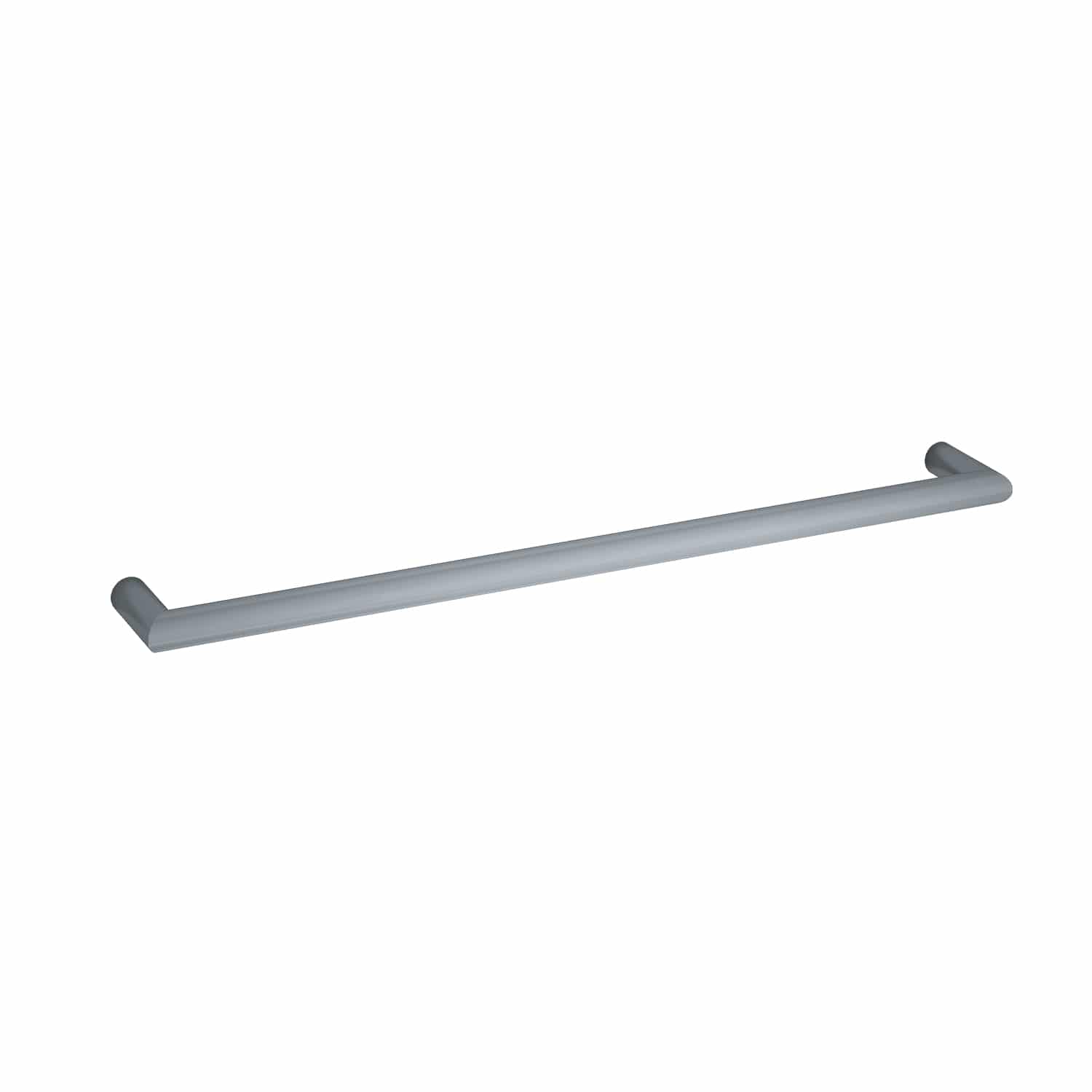 DSR8GM Gun Metal Round Single Bar Heated Towel Rail