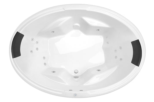 Duo 1850 Contour 16-Jet Spa Bath