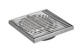 Chrome Grills square floor drain (80 mm)DX444C