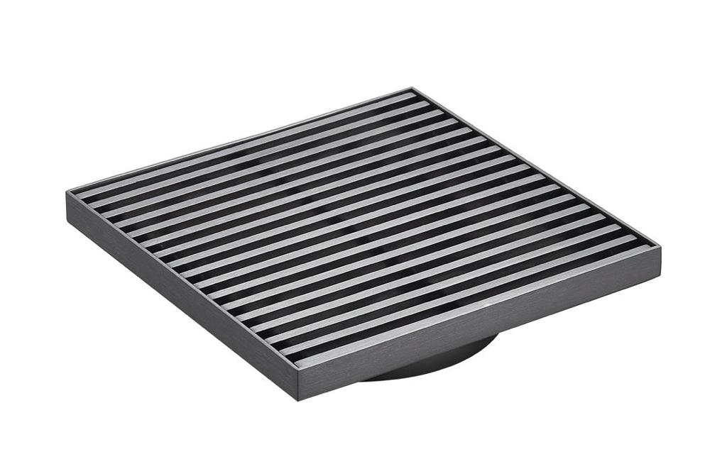 Gun Metal Grills square floor drain (80 mm)DX444GM — Gunmetal, Floor Wastes & Drains, Spare Parts