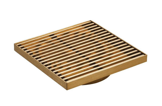 Gold Grills square floor drain (80 mm)DX444BG