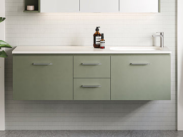 Timberline Dakota Vanity 1500mm White Gloss