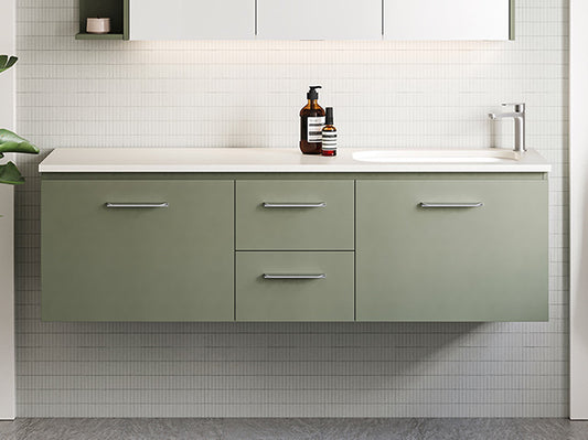 Timberline Dakota Vanity 1500mm White Gloss