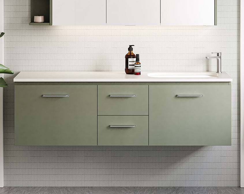 Timberline Dakota Vanity 1500mm White Gloss