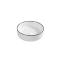 Dove Gloss White with Black Edge