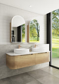 Canterbury LED Shaving Cabinet Matte White