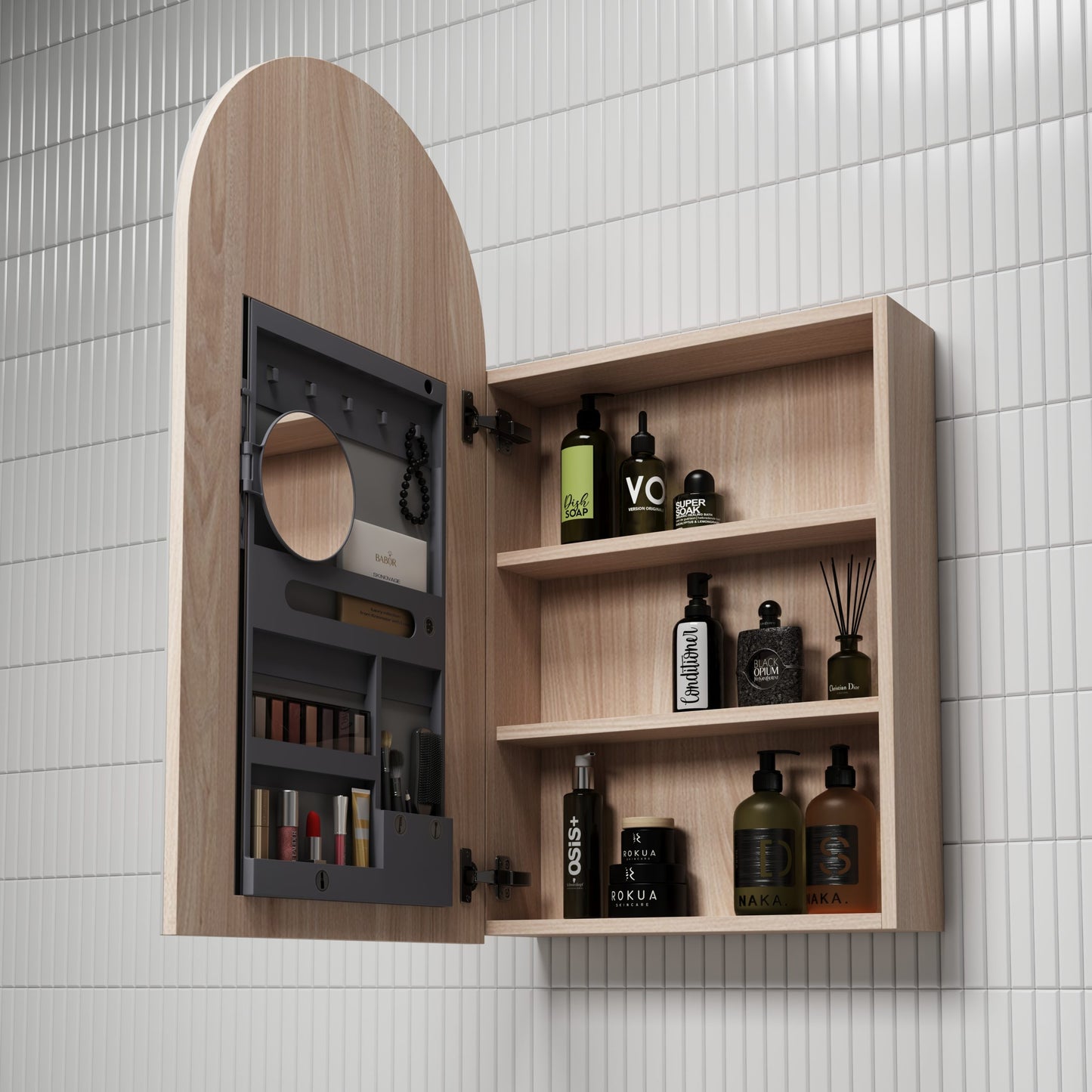 Canterbury Shaving Cabinet - Matte White