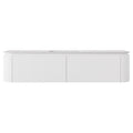 Estella Modern Wall Hung Vanity PVC Cabinet Matte White