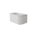 Estella Modern Wall Hung Vanity PVC Cabinet Matte White