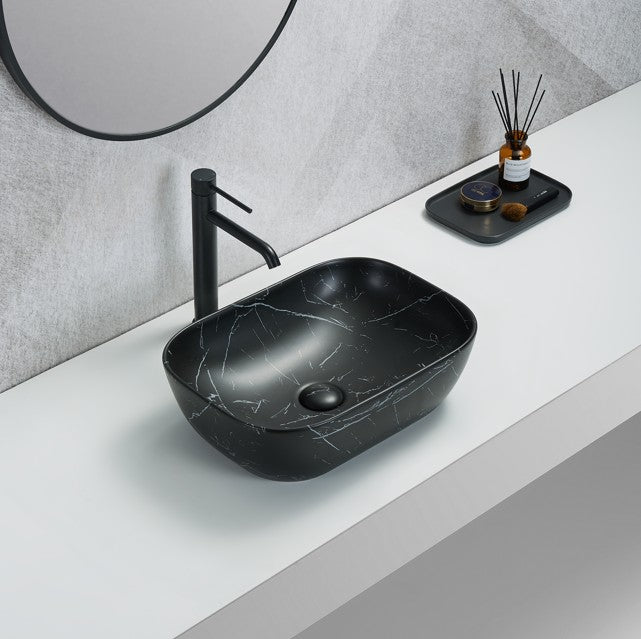 Ellips Fine Ceramic Above counter Basins LK-ELA457-MCB
