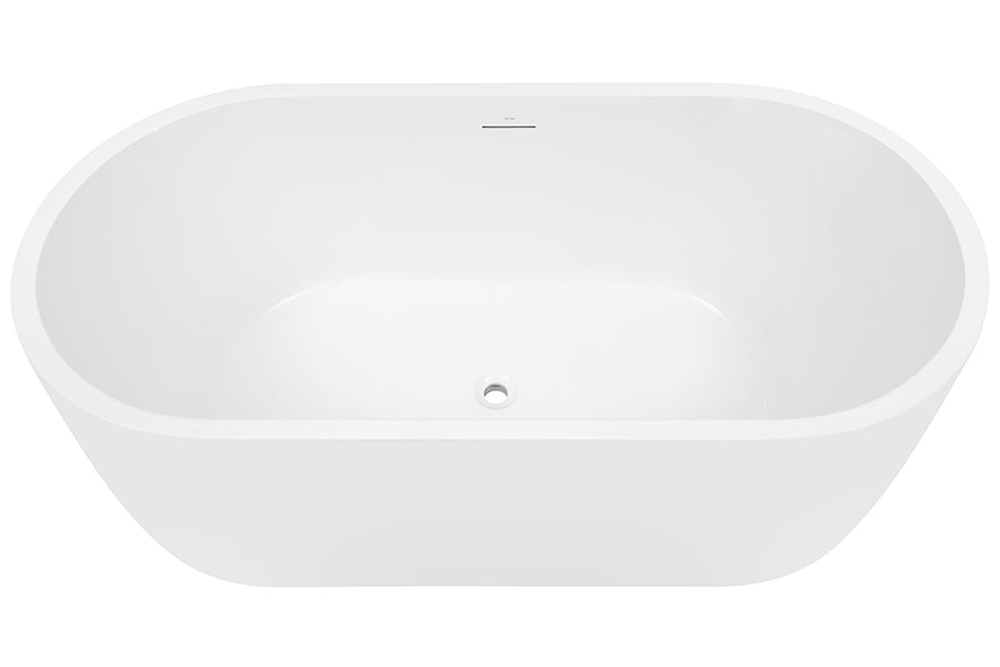 Elisi 1700 Freestanding Bath with Integrated Overflow
