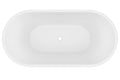 Elisi 1700 Freestanding Bath with Integrated Overflow