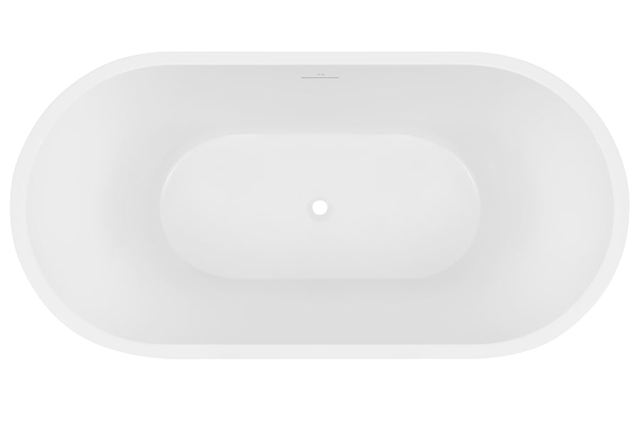 Elisi 1700 Freestanding Bath with Integrated Overflow