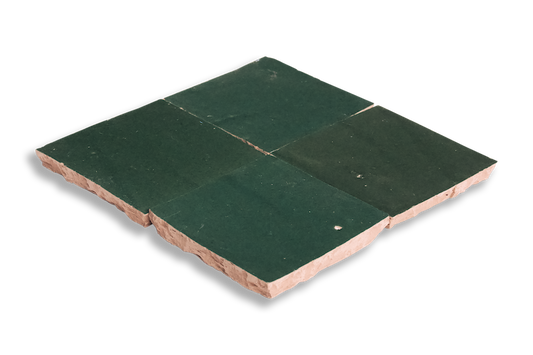 Medina Emerald Green Moroccan Zellige Square Tile