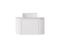 Estella Modern Wall Hung Vanity PVC Cabinet Matte White