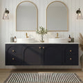 Chester Federation wall hung PVC Cabinet Matte Black