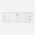 Chester Federation wall hung PVC Cabinet Matte White