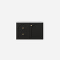 Chester Federation wall hung PVC Cabinet Matte Black