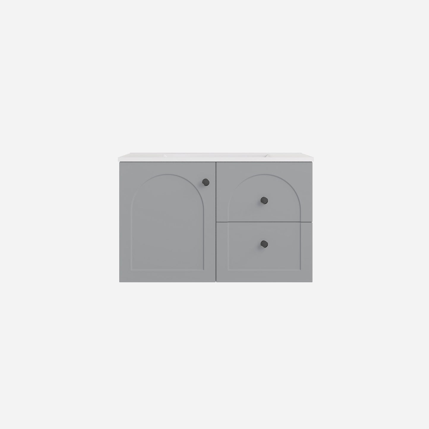 Chester Federation wall hung PVC Cabinet Grey