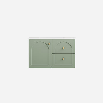 Chester Federation wall hung PVC Cabinet Matte Grey